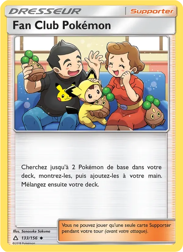 Fan Club Pokémon — Ultra-Prisme 133 French Pokémon card