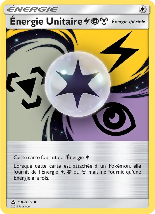 Énergie Unitaire LightningPsychicMetal — Ultra-Prisme 138 French Pokémon card