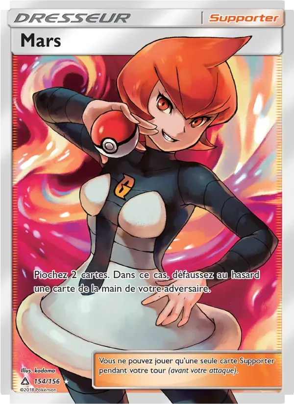 Mars — Ultra-Prisme 154 French Pokémon card