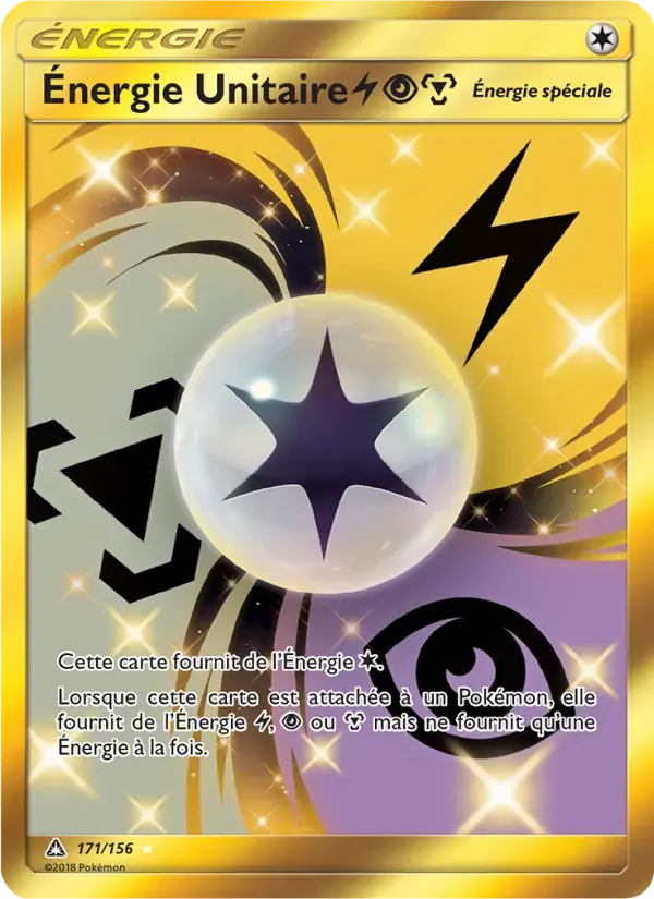 Énergie Unitaire LightningPsychicMetal — Ultra-Prisme 171 French Pokémon card