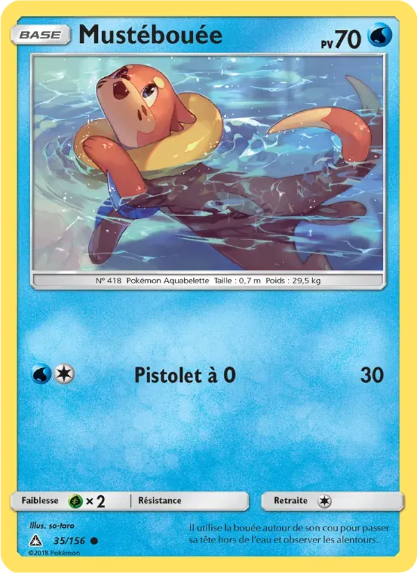 Mustébouée — Ultra-Prisme 35 French Pokémon card