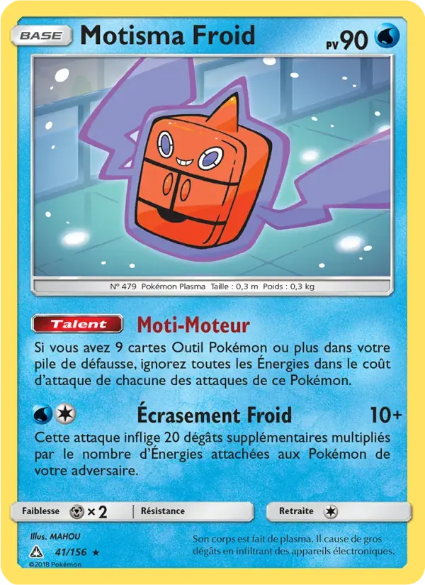 Motisma Froid — Ultra-Prisme 41 French Pokémon card