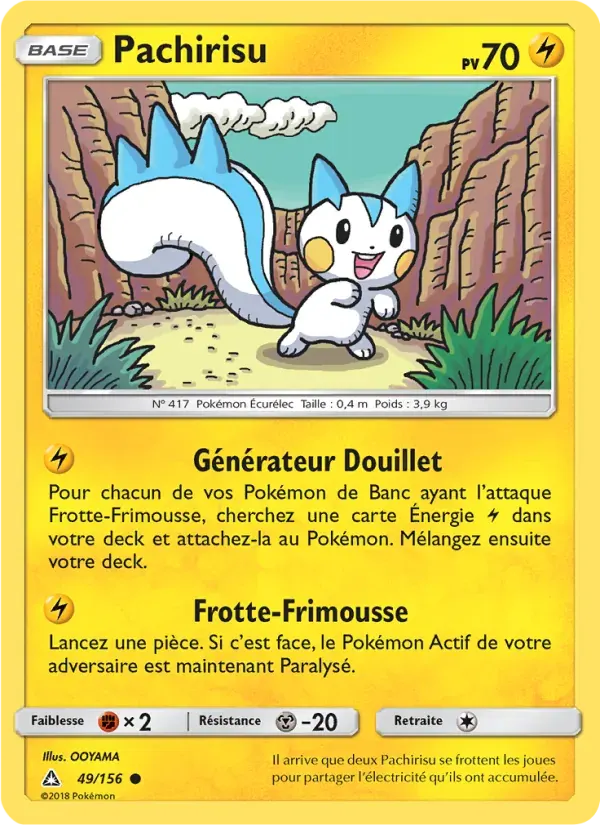 Pachirisu — Ultra-Prisme 49 French Pokémon card