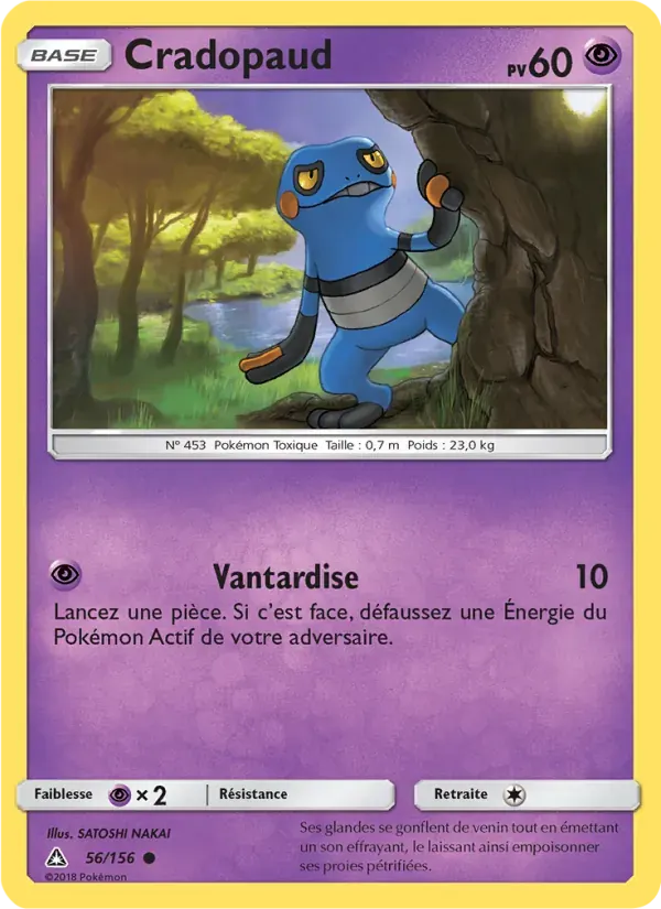 Cradopaud — Ultra-Prisme 56 French Pokémon card