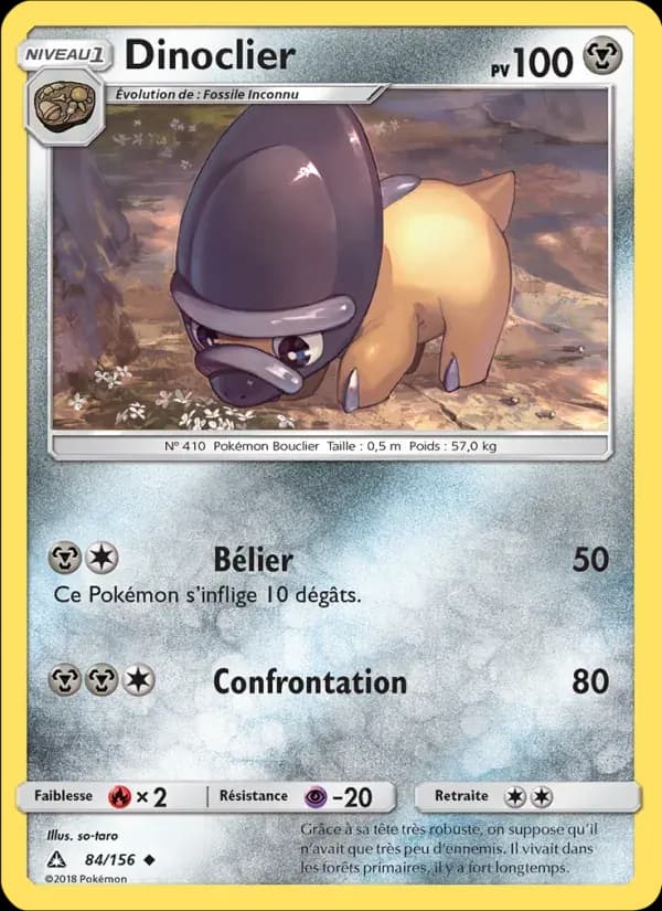 Dinoclier — Ultra-Prisme 84 French Pokémon card