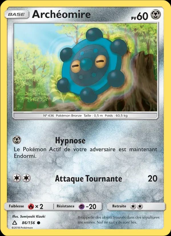 Archéomire — Ultra-Prisme 86 French Pokémon card