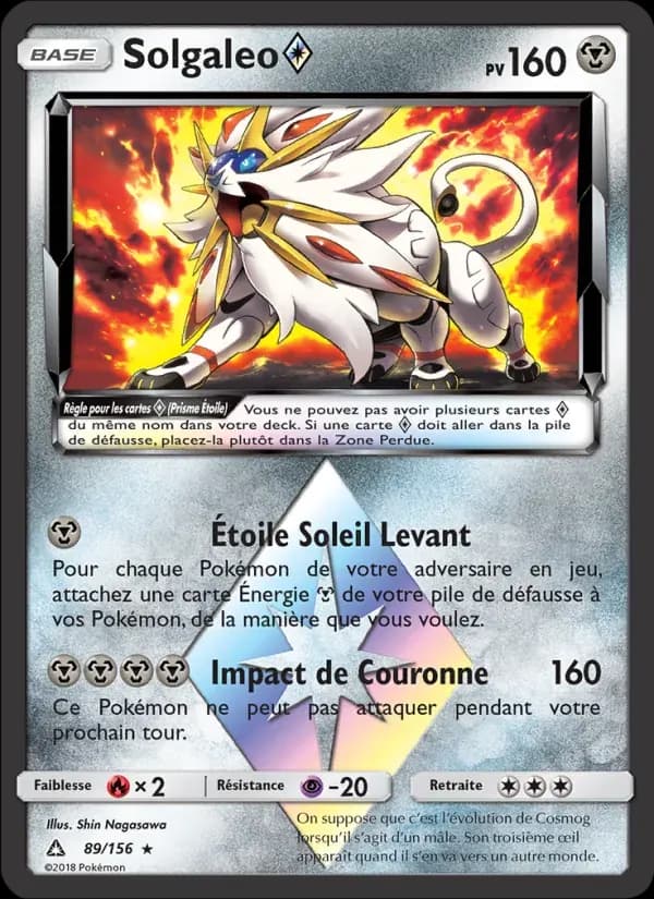 Solgaleo ◇ — Ultra-Prisme 89 French Pokémon card
