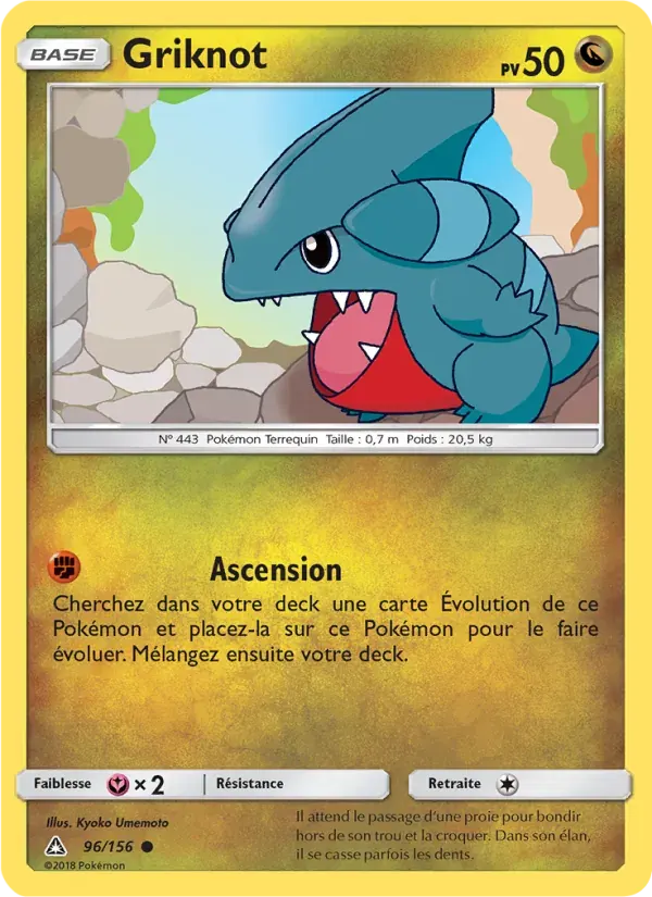 Griknot — Ultra-Prisme 96 French Pokémon card