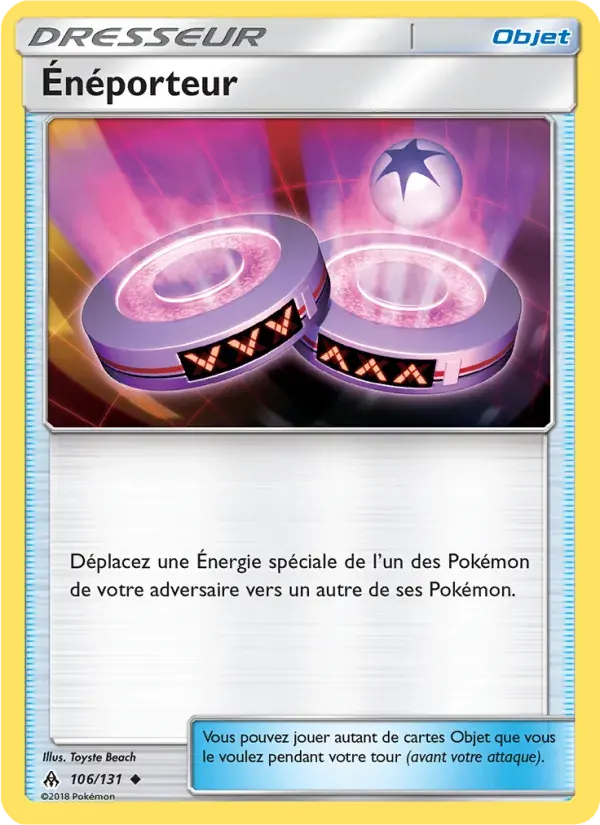 Énéporteur — Lumière Interdite 106 French Pokémon card
