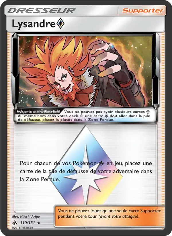 Lysandre ◇ — Lumière Interdite 110 French Pokémon card
