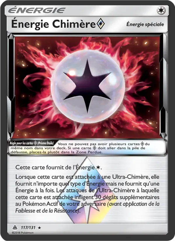 Énergie Chimère ◇ — Lumière Interdite 117 French Pokémon card