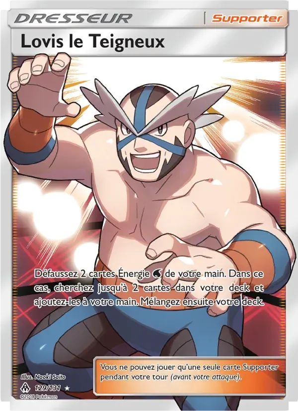 Lovis le Teigneux — Lumière Interdite 129 French Pokémon card