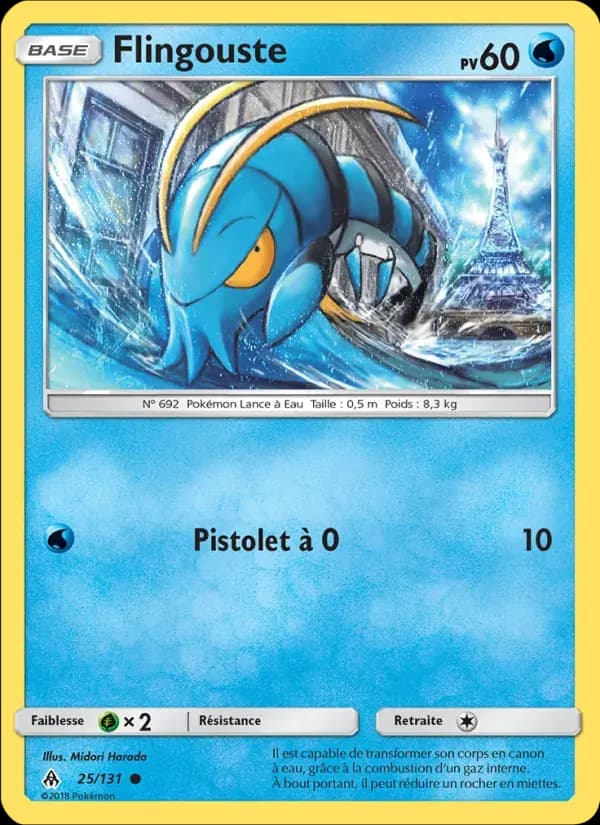 Flingouste — Lumière Interdite 25 French Pokémon card