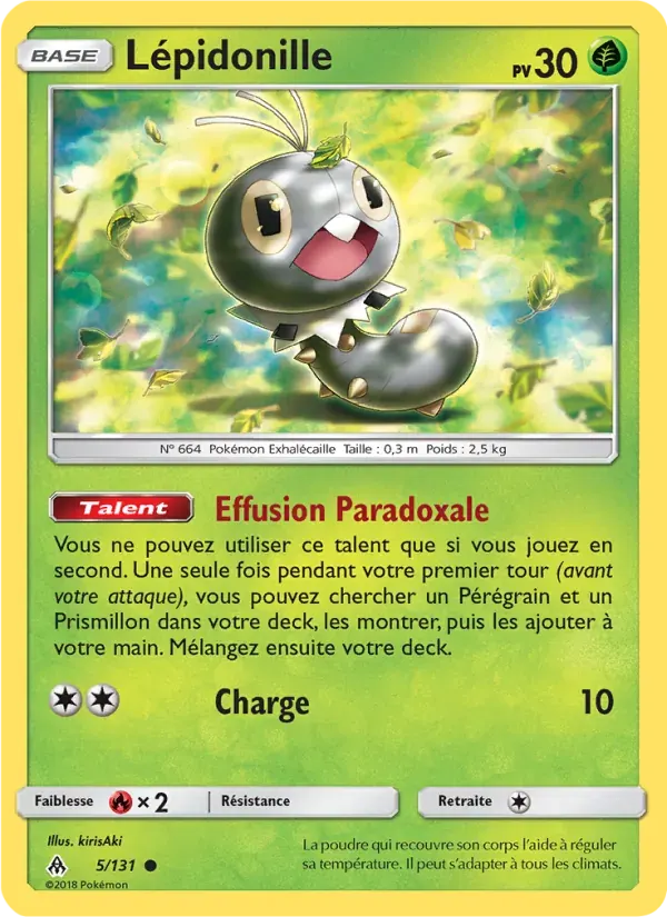 Lépidonille — Lumière Interdite 5 French Pokémon card