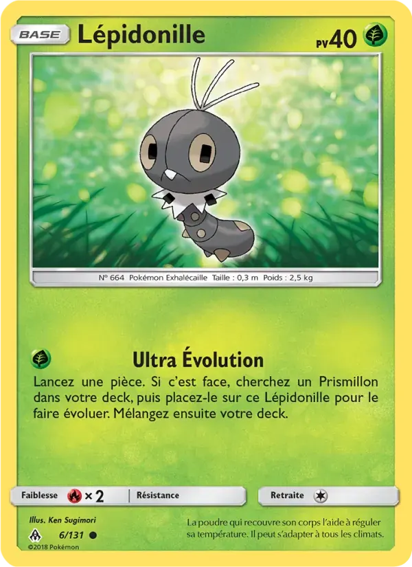 Lépidonille — Lumière Interdite 6 French Pokémon card