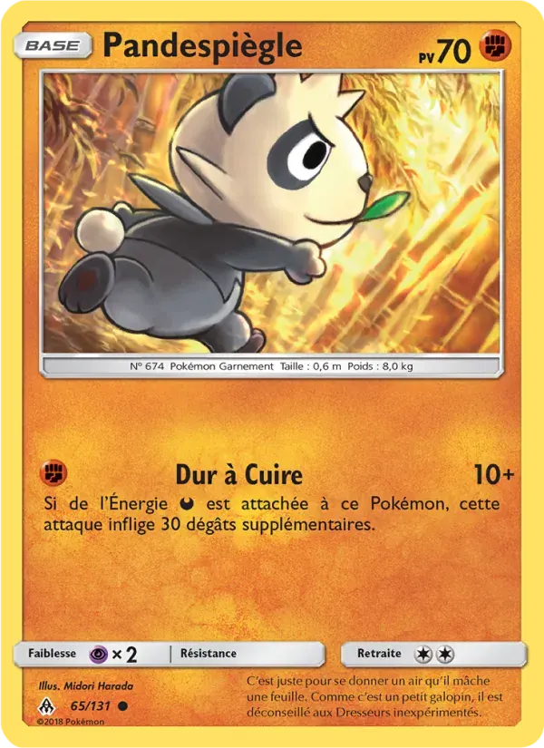 Pandespiègle — Lumière Interdite 65 French Pokémon card