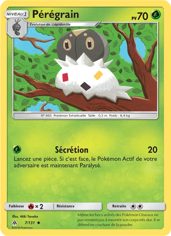 Pérégrain — Lumière Interdite 7 French Pokémon card