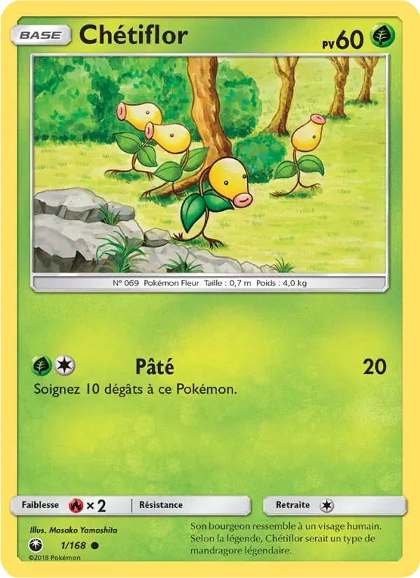 Chétiflor — Tempête Céleste 1 French Pokémon card