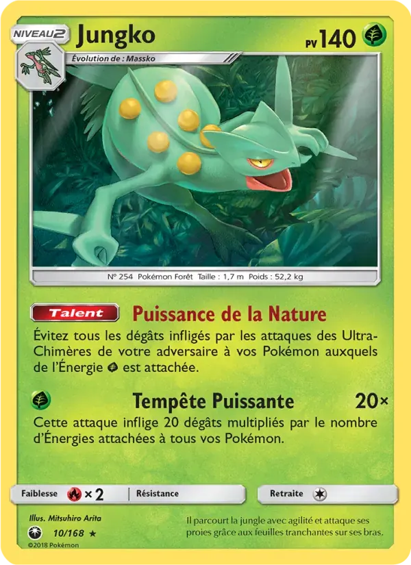 Jungko — Tempête Céleste 10 French Pokémon card