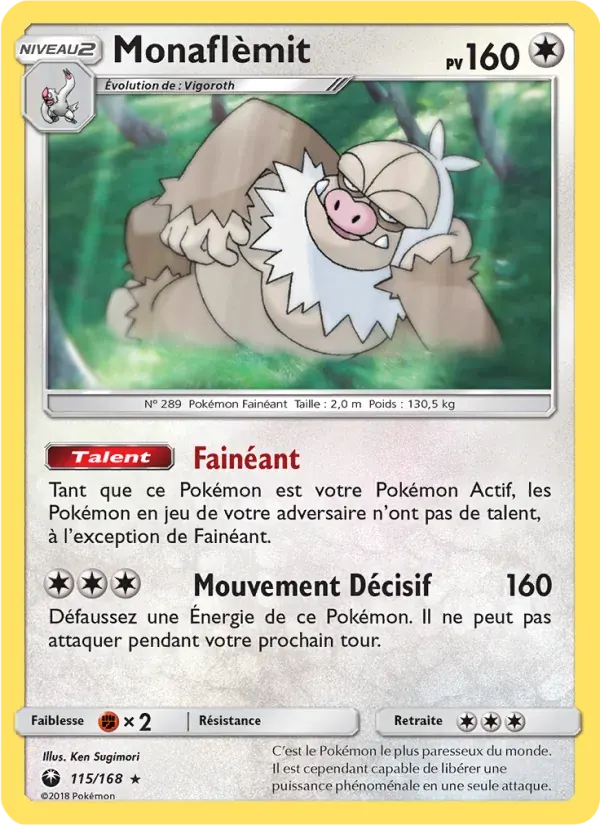 Monaflèmit — Tempête Céleste 115 French Pokémon card