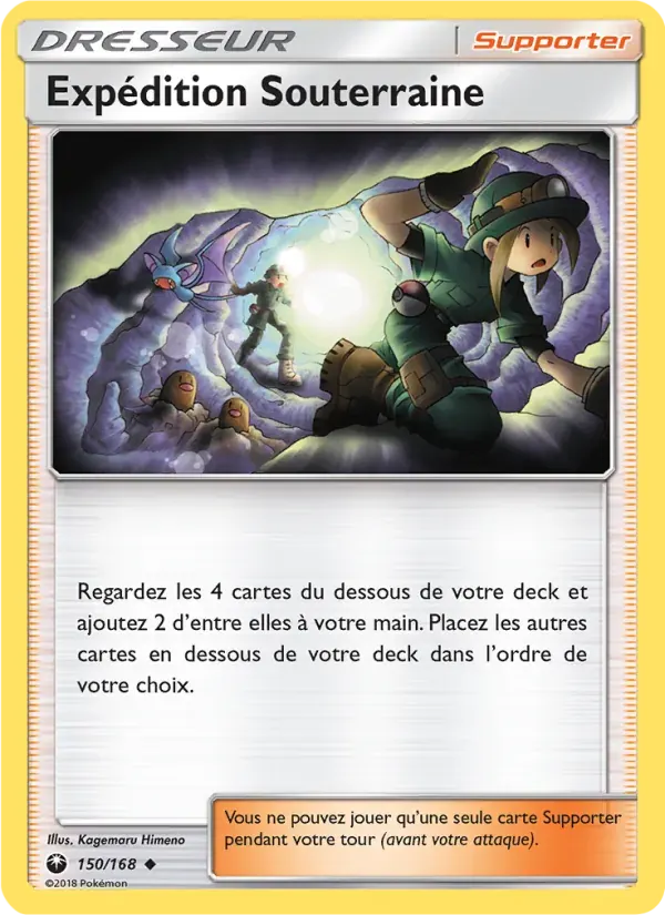 Expédition Souterraine — Tempête Céleste 150 French Pokémon card