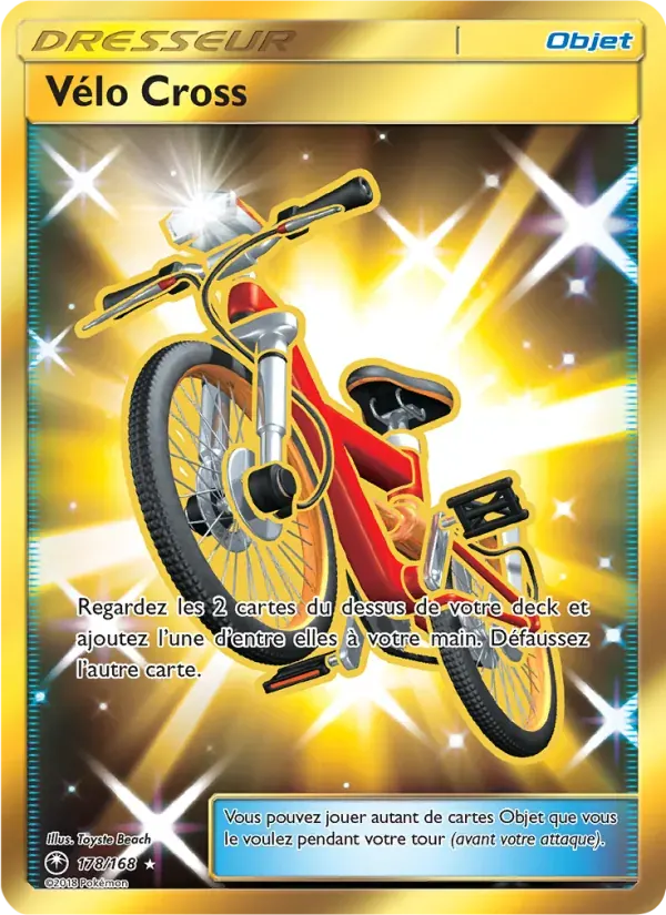 Vélo Cross — Tempête Céleste 178 French Pokémon card