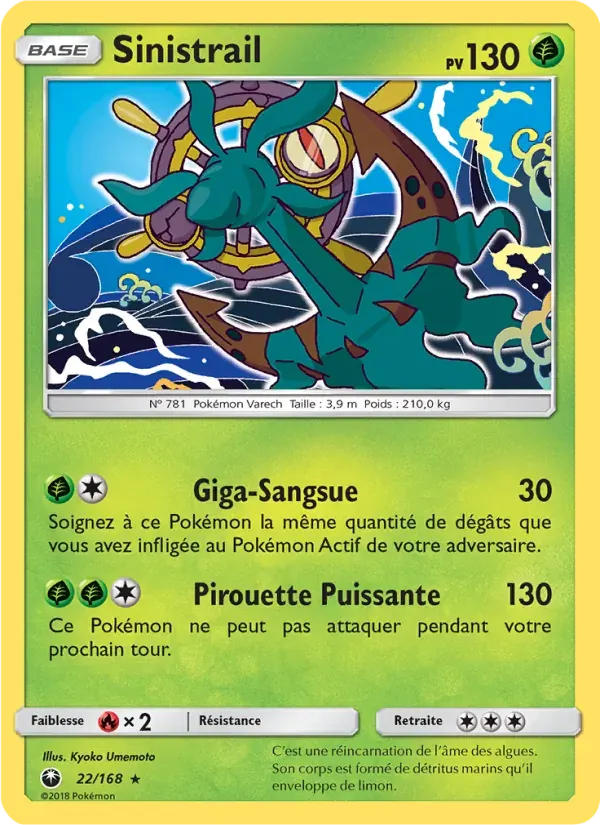 Sinistrail — Tempête Céleste 22 French Pokémon card