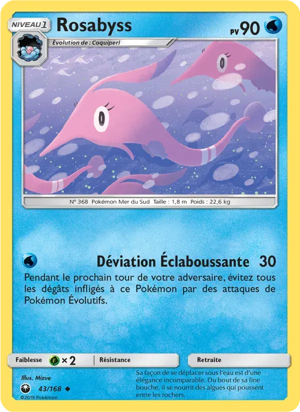 Rosabyss — Tempête Céleste 43 French Pokémon card