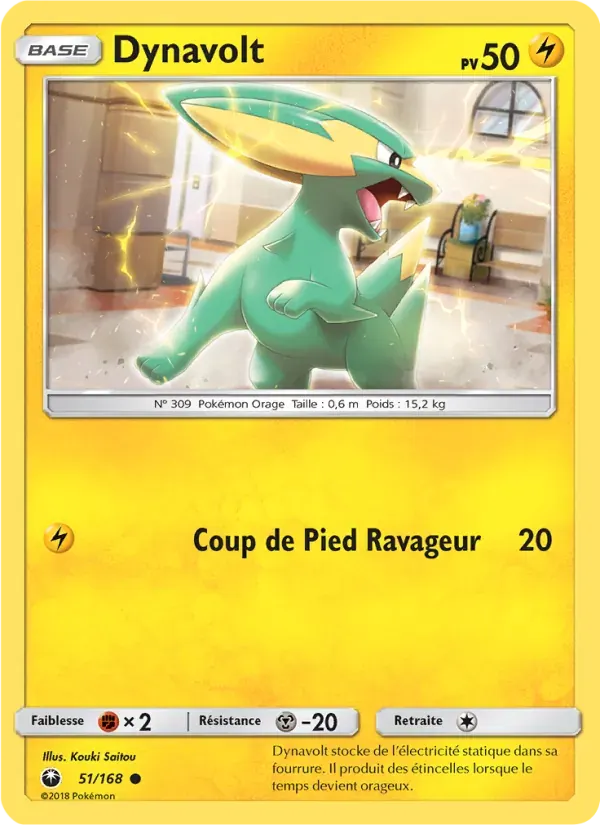 Dynavolt — Tempête Céleste 51 French Pokémon card