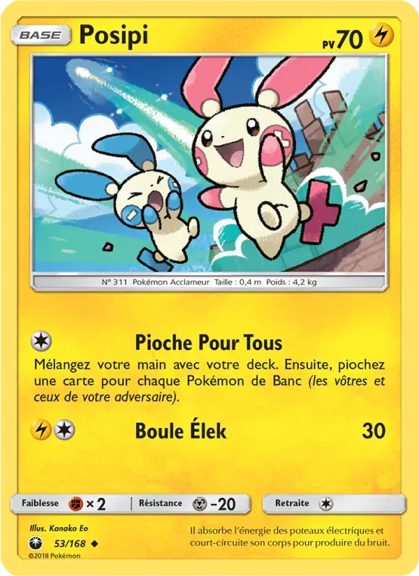 Posipi — Tempête Céleste 53 French Pokémon card