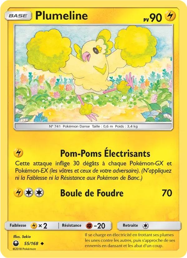 Plumeline — Tempête Céleste 55 French Pokémon card