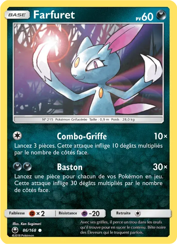 Farfuret — Tempête Céleste 86 French Pokémon card