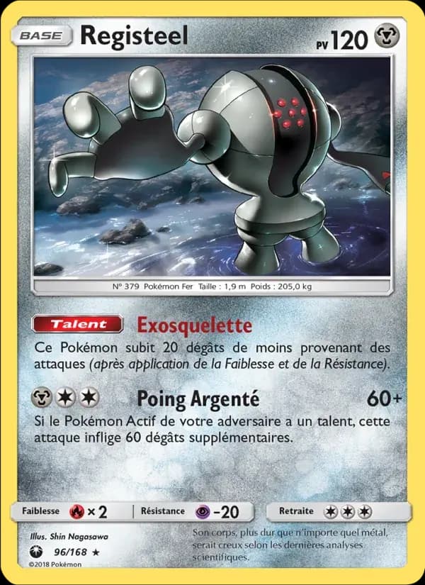 Registeel — Tempête Céleste 96 French Pokémon card