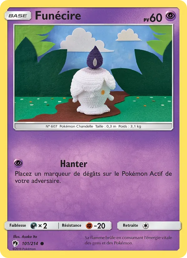 Funécire — Tonnerre Perdu 101 French Pokémon card