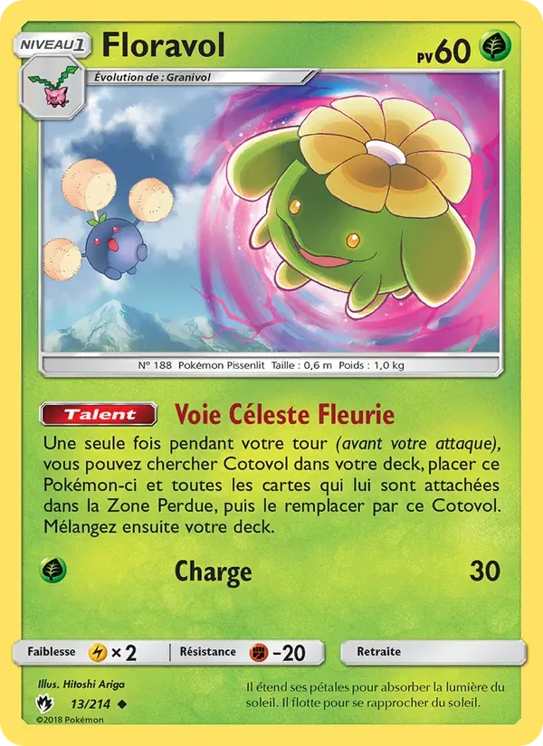 Floravol — Tonnerre Perdu 13 French Pokémon card