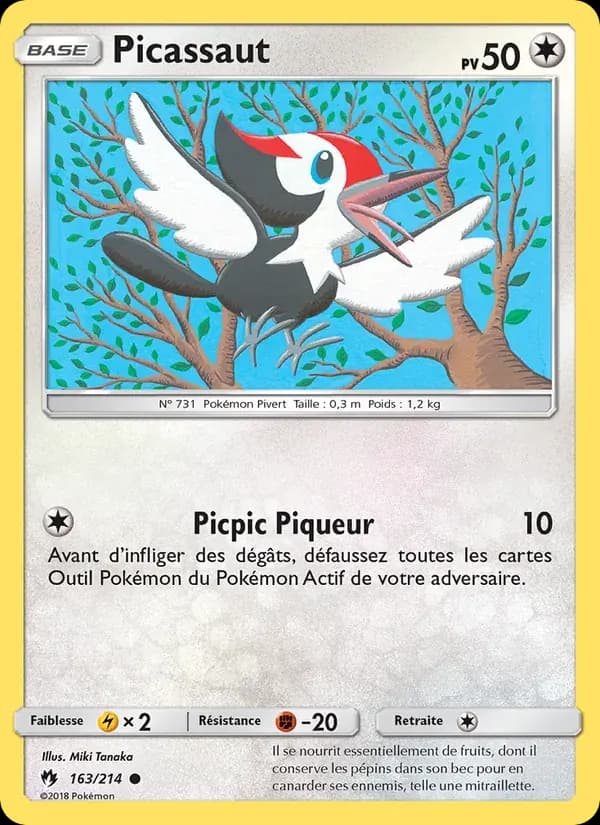 Picassaut — Tonnerre Perdu 163 French Pokémon card