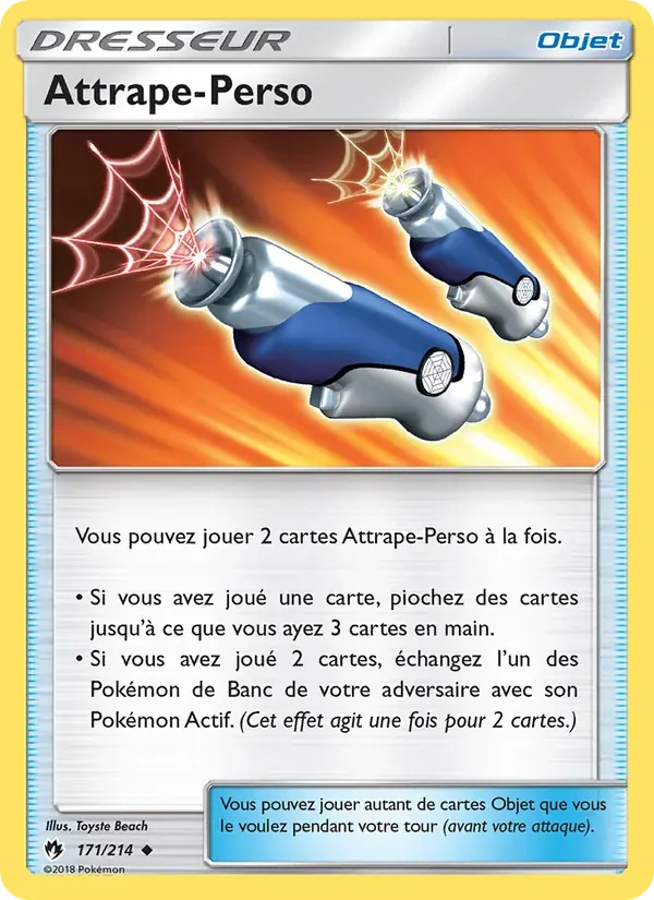 Attrape-Perso — Tonnerre Perdu 171 French Pokémon card