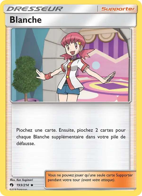 Blanche — Tonnerre Perdu 193 French Pokémon card