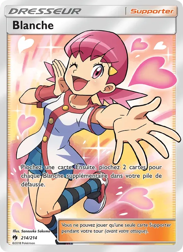 Blanche — Tonnerre Perdu 214 French Pokémon card