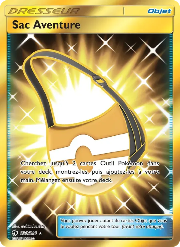 Sac Aventure — Tonnerre Perdu 228 French Pokémon card