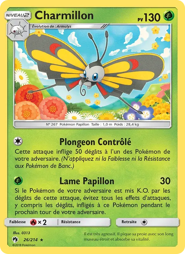 Charmillon — Tonnerre Perdu 26 French Pokémon card