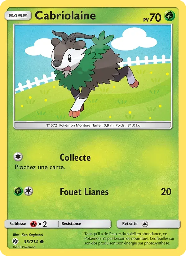 Cabriolaine — Tonnerre Perdu 35 French Pokémon card