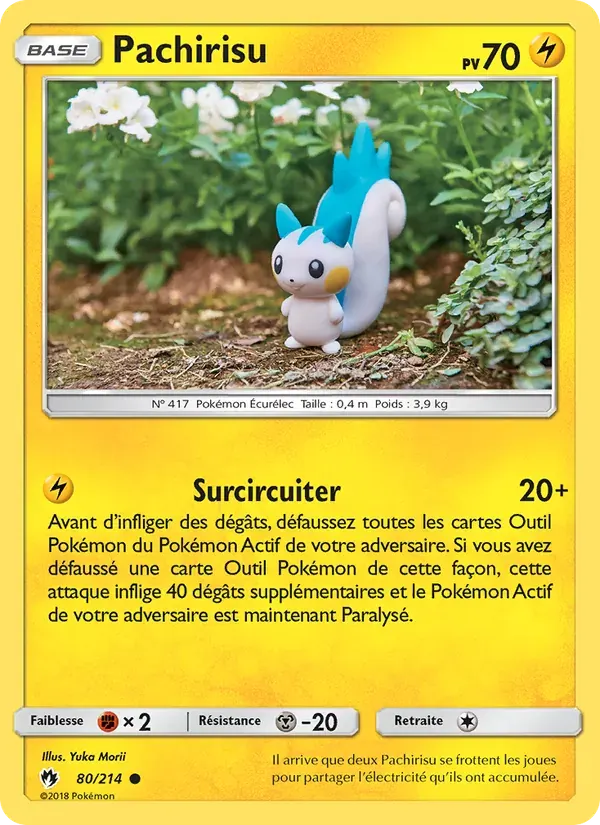 Pachirisu — Tonnerre Perdu 80 French Pokémon card
