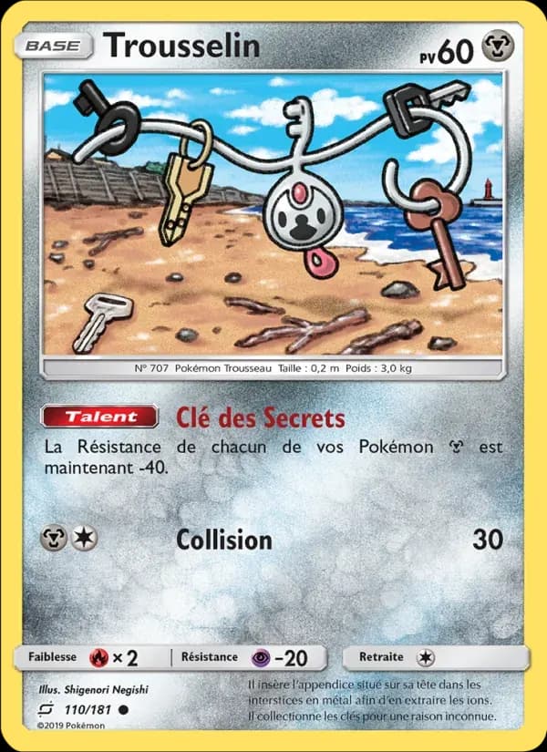 Trousselin — Duo de Choc 110 French Pokémon card