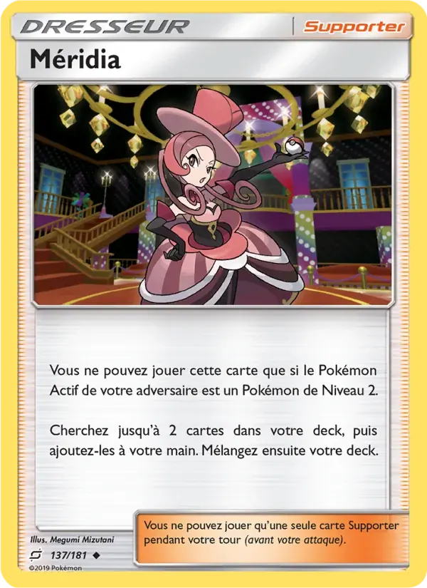 Méridia — Duo de Choc 137 French Pokémon card