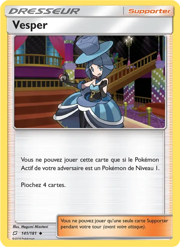 Vesper — Duo de Choc 141 French Pokémon card