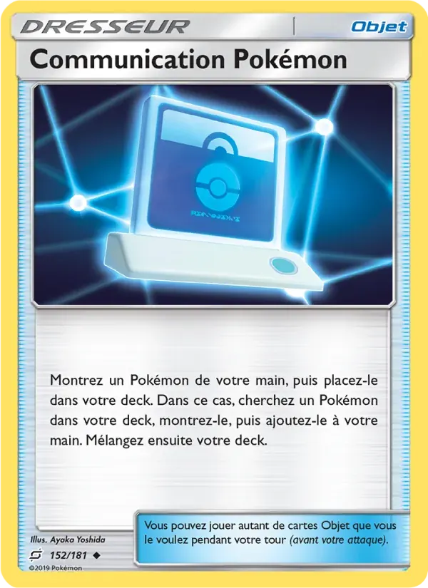 Communication Pokémon — Duo de Choc 152 French Pokémon card