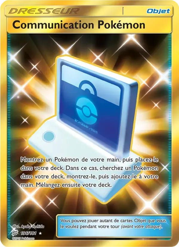 Communication Pokémon — Duo de Choc 196 French Pokémon card