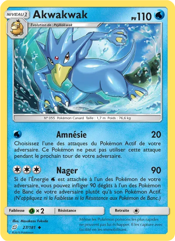 Akwakwak — Duo de Choc 27 French Pokémon card
