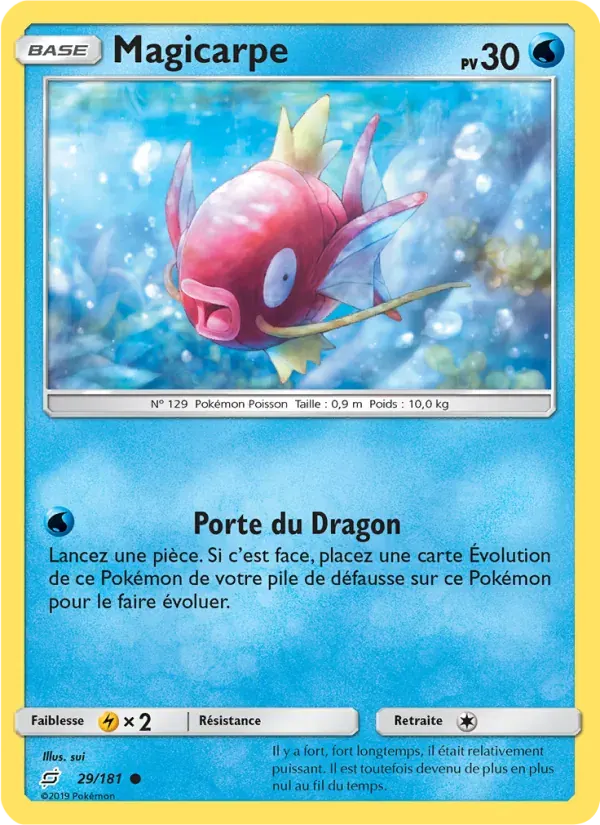 Magicarpe — Duo de Choc 29 French Pokémon card